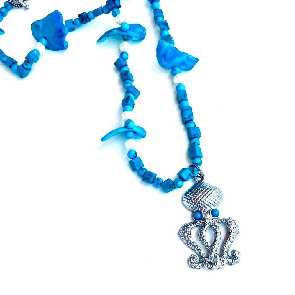 Handmade Young Octavious the Octopus Necklace